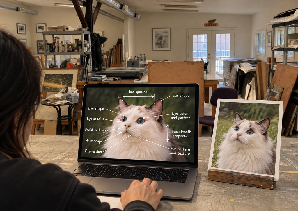 How to Choose the Best Photo for a Custom Pet Portrait