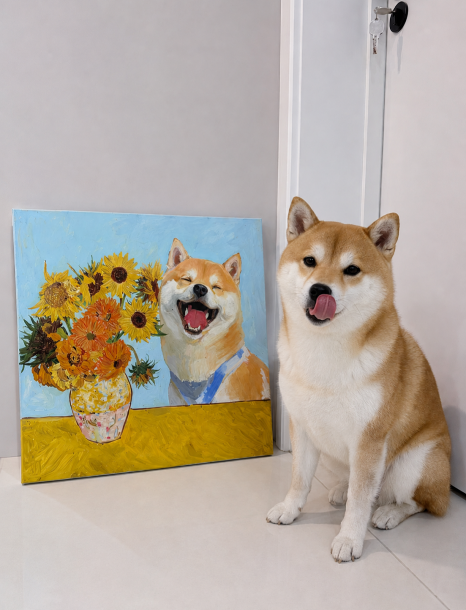 The Pet Masterpieces – Custom Pet Portrait Print