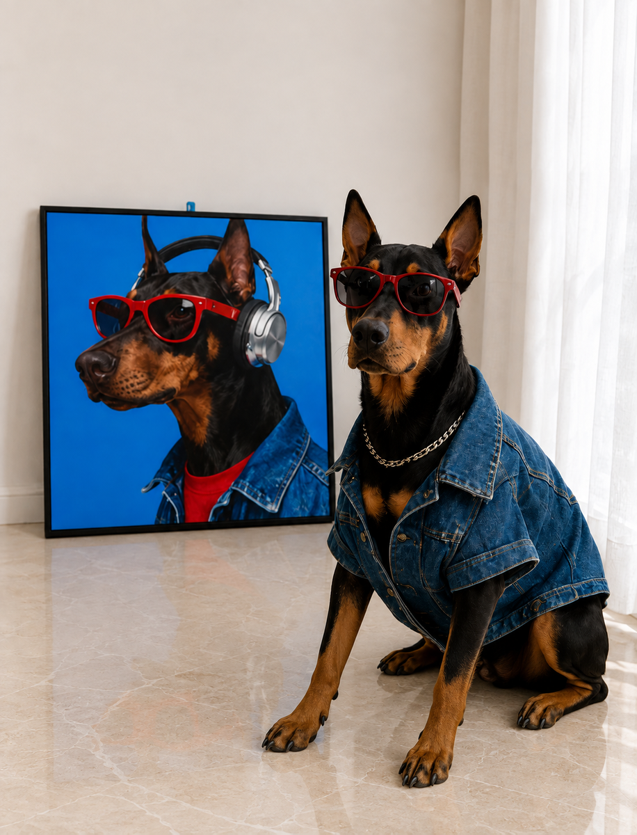 Test Custom Minimalist Pet Portrait